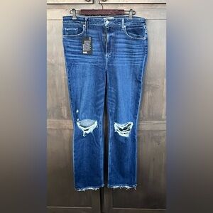 NWT Paige jeans size 31 Stella distressed hem